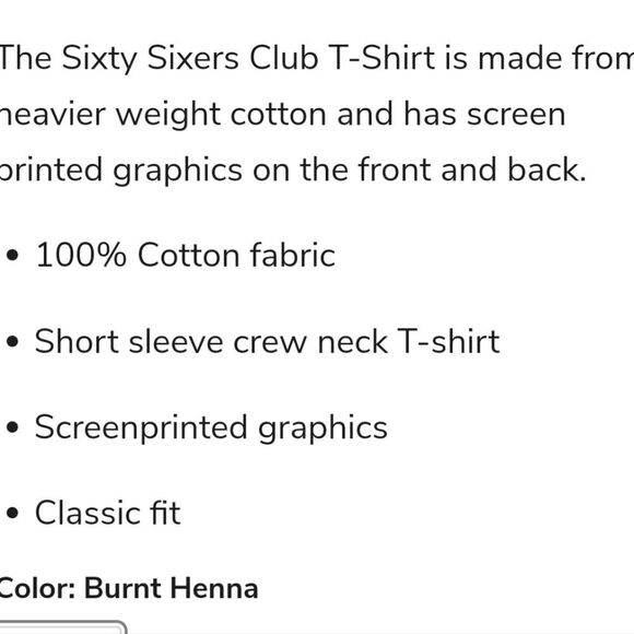 Vans Sixty Sizers S/S T-Shirt- Burnt Henna - Picture 3 of 5